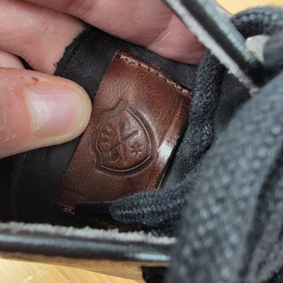 Ortiz & Reed Heritage Leather Chukka Boots Mens Size 10 Lace Up Black Arms - Picture 10 of 10